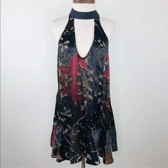 Free People Dresses & Skirts - Free People NWT Lady Love Navy Burgundy Tunic